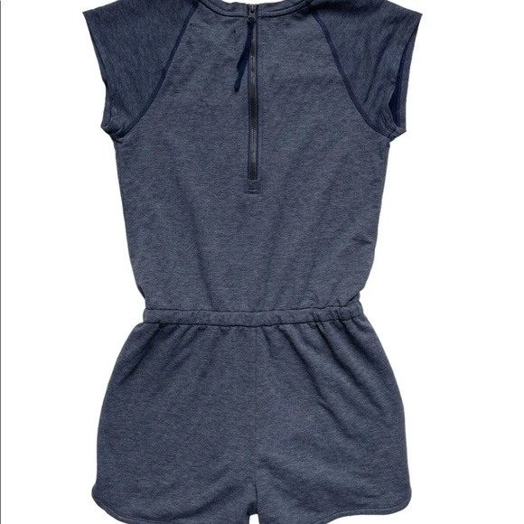 Smartwool Womens Sz XS Active Reset Romper Heather Blue Merino Blend - Picture 6 of 7